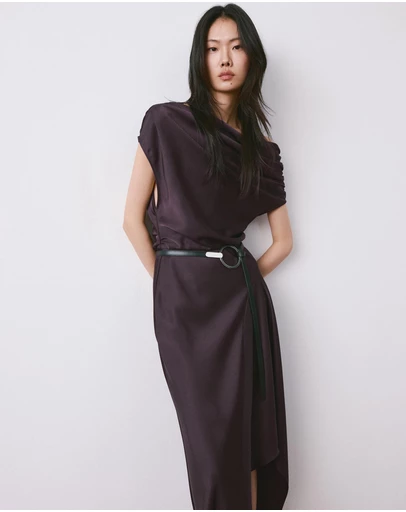 M.N.G - Asymmetrical Flared Dress