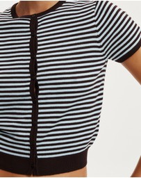 Cotton On - Cap Sleeve Crew Cardigan