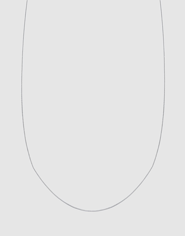 Kuzzoi - ICONIC EXCLUSIVE - Classic Box Chain Necklace in 925 Sterling Silver