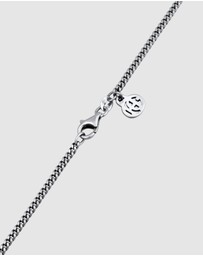Haze & Glory - ICONIC EXCLUSIVE - Necklace Men Turquoise Square 925 Sterling Silver