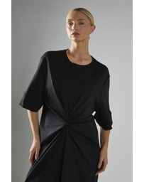 Glamorous - Knotted Front T-shirt Dress