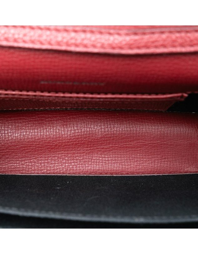 Pre-Loved by Azura Reborn - Pre-Loved Small Leather and House Check Canvas Derby Macken Crossbody