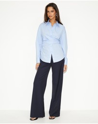 Dazie - Saffron Wrap Shirt