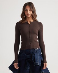 Decjuba - Lana Scallop Button Top