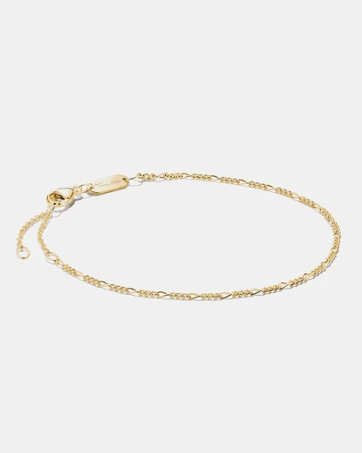 THOMAS SABO - Gold-Tone Stainless Steel Figaro Bracelet 1.4mm