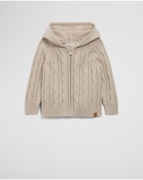 Country Road - Hooded Zip Through Cardigan