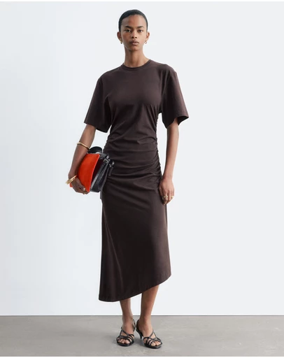 & Other Stories - Asymmetric Midi T-Shirt Dress