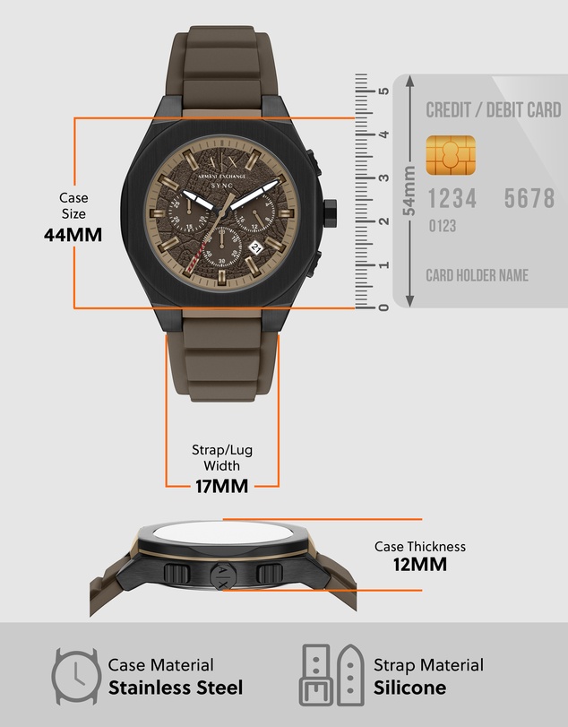 Armani Exchange - Brown Chronograph Watch