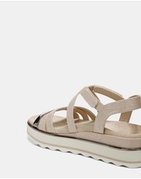 Vionic - Kellyn Flatform Sandal - Moonlight Linen