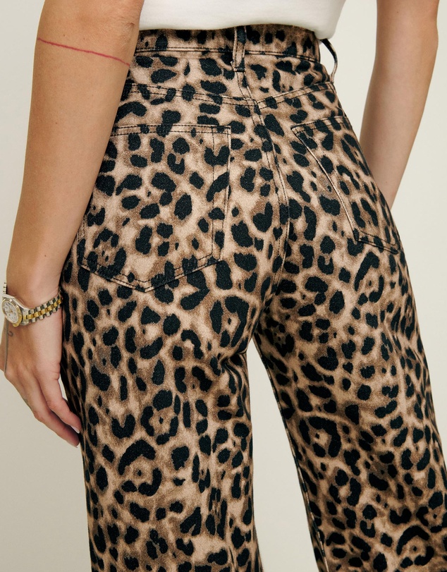 Reformation - Cary High Rise Slouchy Straight Leg Jeans