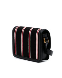 Pre-Loved by Azura Reborn - Pre-Loved Small Canvas Striped Solferino Satchel In Box