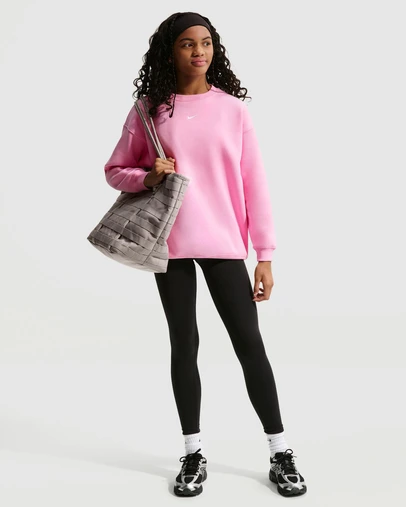 Nike - Studio Oversized Fleece Full-Zip Hoodie - Teens