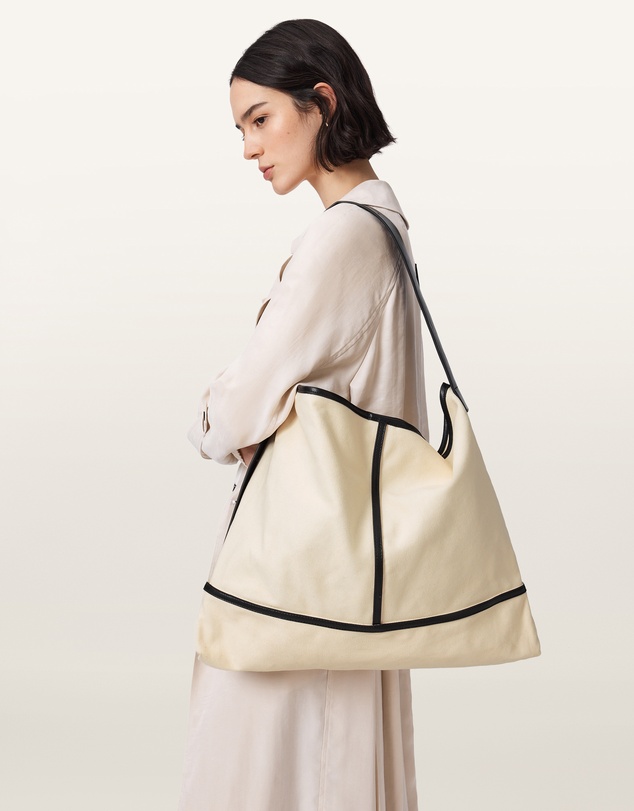 AllSaints - Asha Canvas Shoulder Bag
