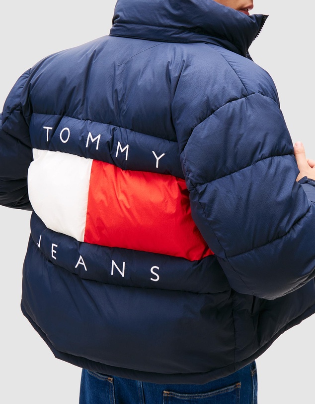 Tommy Jeans - Hooded Flag Puffer