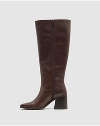 Oxford - Jeanie Leather Knee Boot