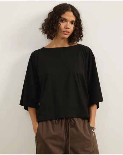 Atmos&Here - Wide Sleeve Boxy T-Shirt
