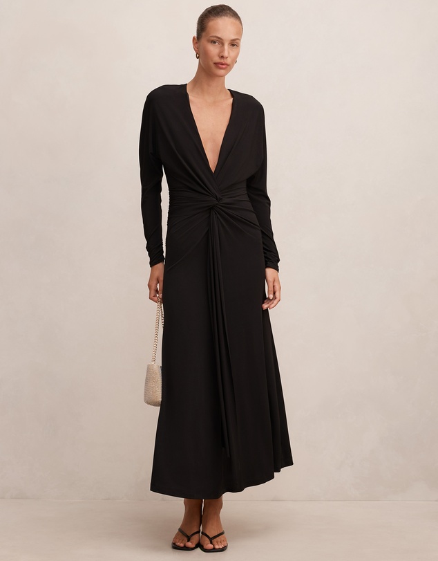 Forever New - Solana Draped Front Tie Maxi Dress