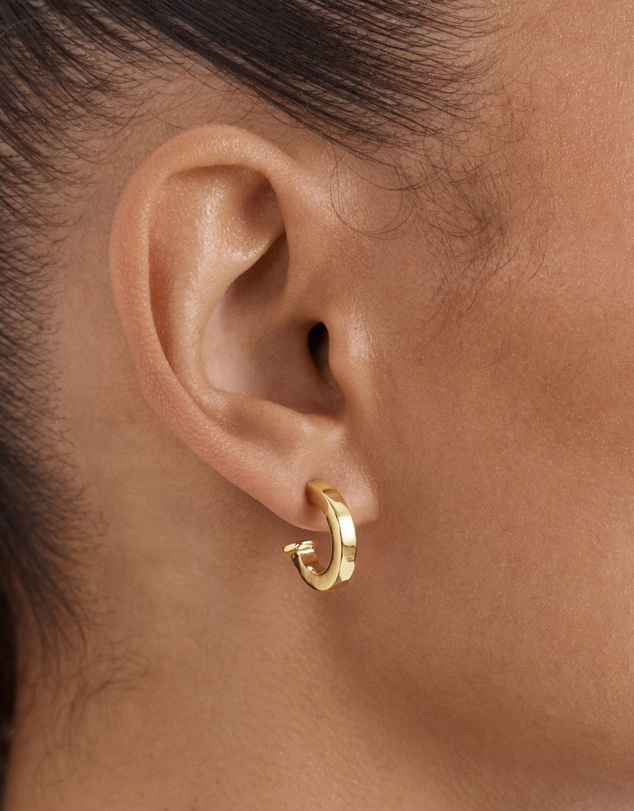 MIMCO - Lockette Charm Hoop Earrings