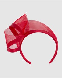 Fillies Collection - Red Headband Fascinator