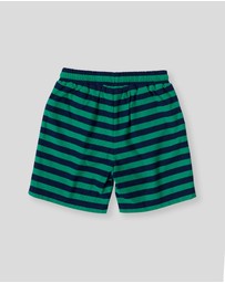Goldie + Ace - Reverse Stripe Noah Shorts- ICONIC EXCLUSIVE- Babies-Kids