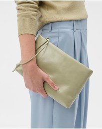 Oroton - Marais Crackle Wristlet Pouch