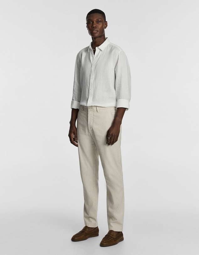 yd. - Huxley Relaxed Linen Blend Chino