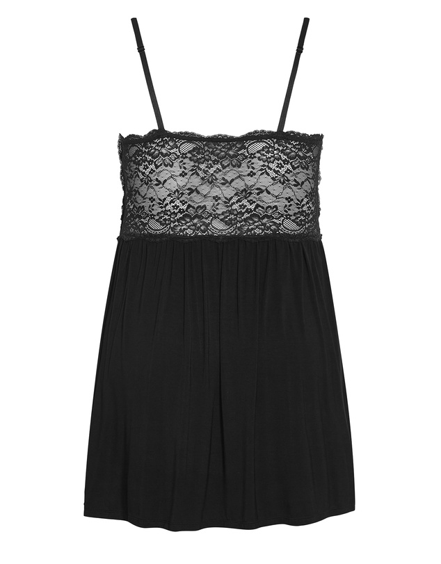 City Chic - Gizelle Lace Trim Sleep Chemise