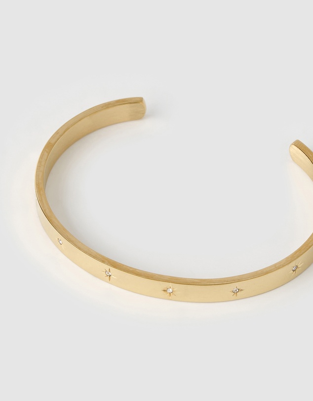 Arms Of Eve - Gemma Gold Cuff Bracelet