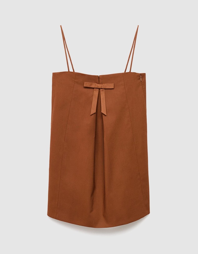 M.N.G - Dress With Bow Neckline