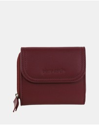 Pierre Cardin - Pierre Cardin Ladies Leather Tri-Fold Tab Wallet