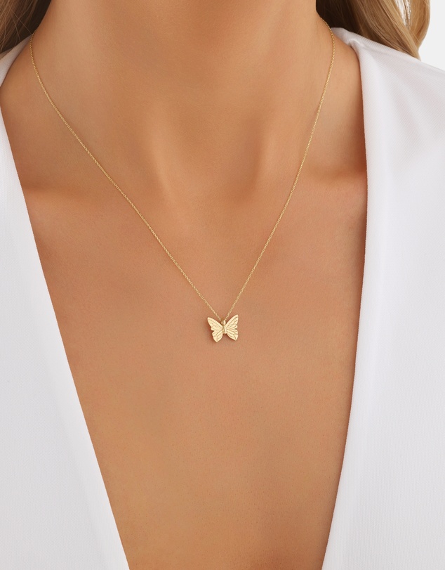 Michael Hill - Butterfly Necklace in 10kt Yellow Gold