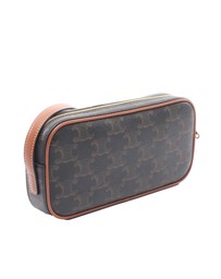 Pre-Loved by Azura Reborn - Pre-Loved Mini Triomphe Cuir Coated Canvas Camera Bag