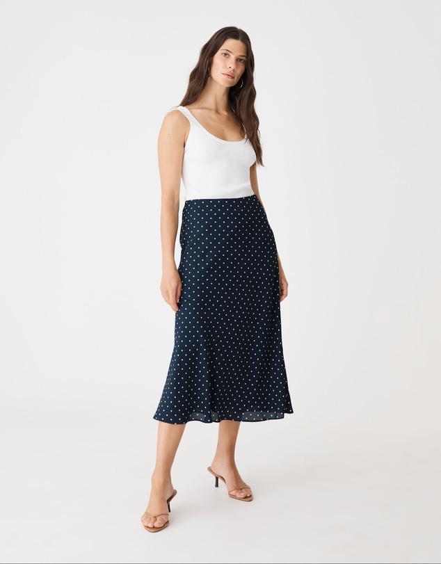 Forcast - Danielle A-Line Bias Skirt