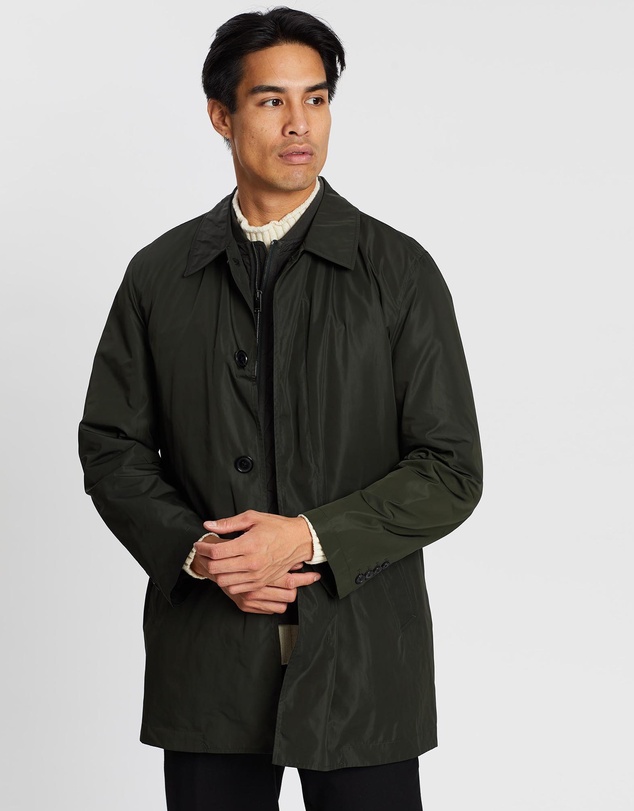 Gieves and Hawkes - Lightweight Raincoat With Detachable Gilet