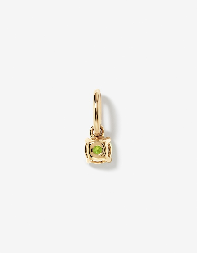 Michael Hill - Round Green Peridot Birthstone Pendant in 10kt Yellow Gold