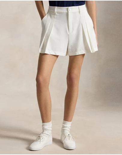 Polo Ralph Lauren - Stretch-Twill Pleated Shorts
