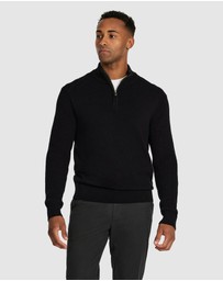 Tarocash - Jaxley Zip Neck Knit