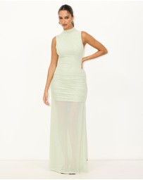 Dazie - Faye Mesh Maxi Dress