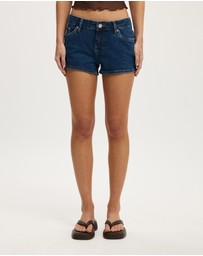 Cotton On - Micro Low Denim Short