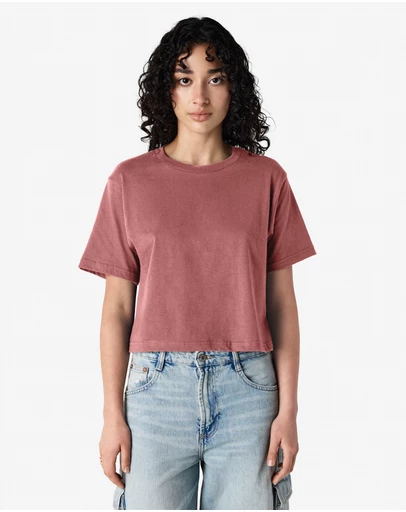 American Apparel - Women's Fine Jersey Boxy T-Shirt