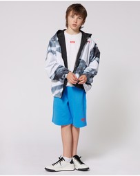 DKNY - All Over Logo Print Short Sleeve T-Shirt - Kids-Teens