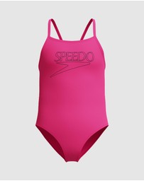Speedo - Classic Logo One Piece - Kids-Teens