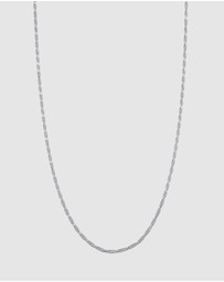Kuzzoi - ICONIC EXCLUSIVE - Necklace Men Cord Basic Twisted in 925 Sterling Silver