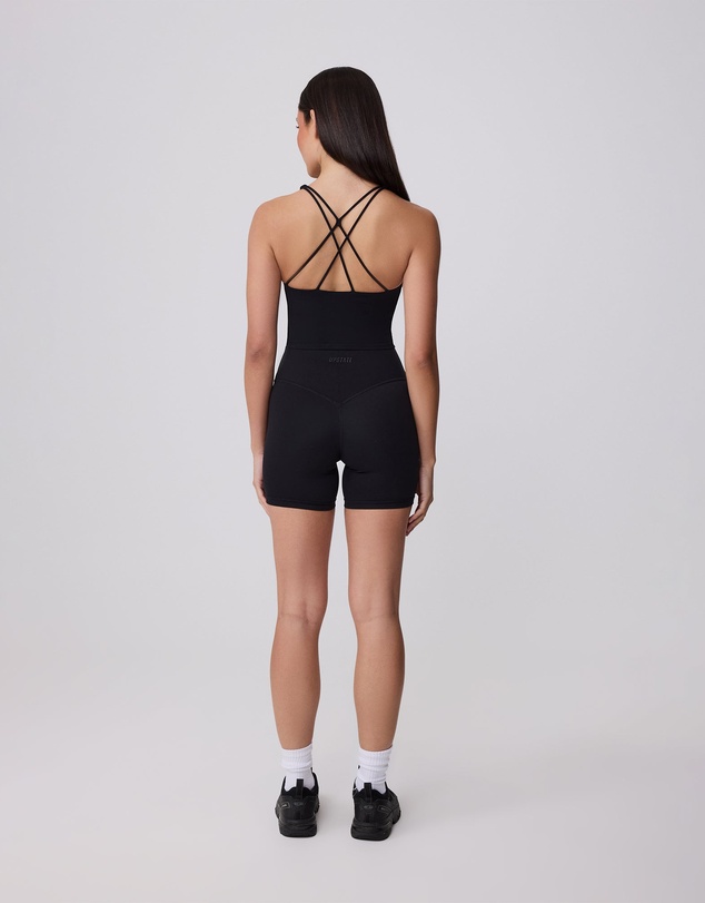 Upstate - Air Sculpt Strappy Sports Tank - Black