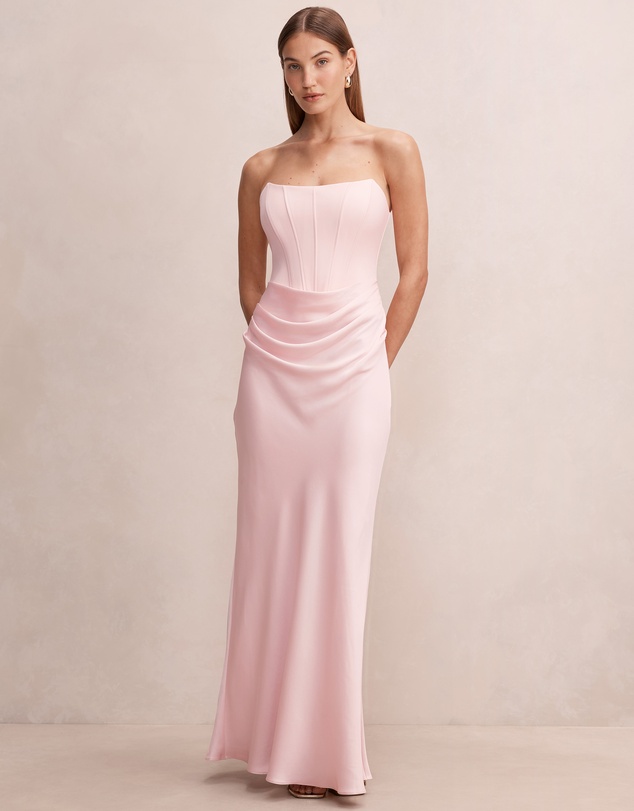 Forever New - Isra Drape Strapless Maxi Dress