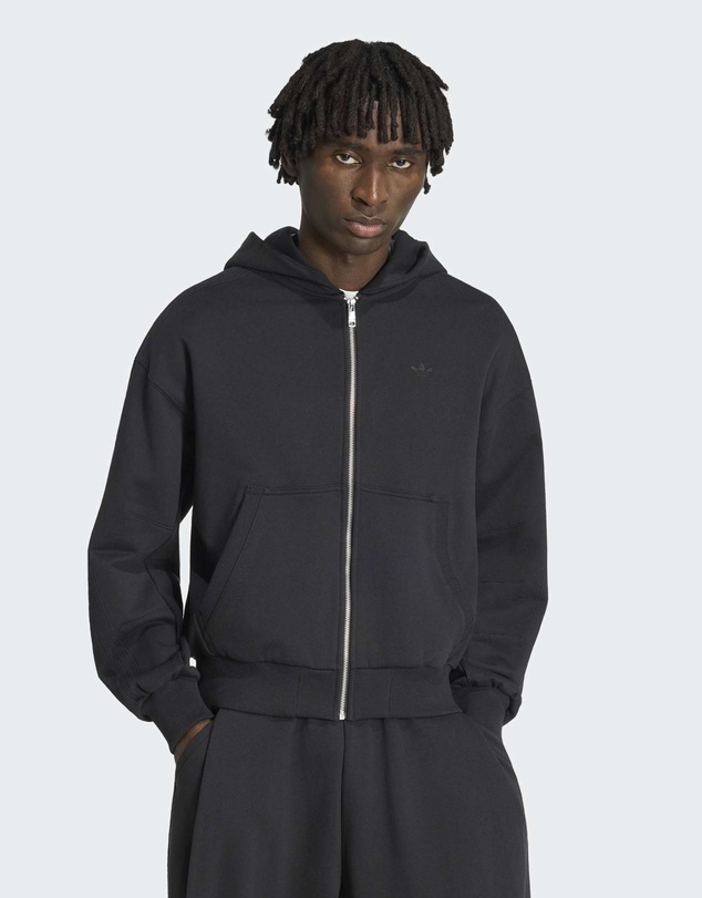 adidas Originals - PREMIUM ESSENTIALS CROPPED FULL ZIP Mens