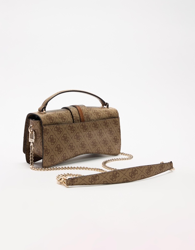 GUESS - Yvonne Logo Mini Top Handle Flap Bag