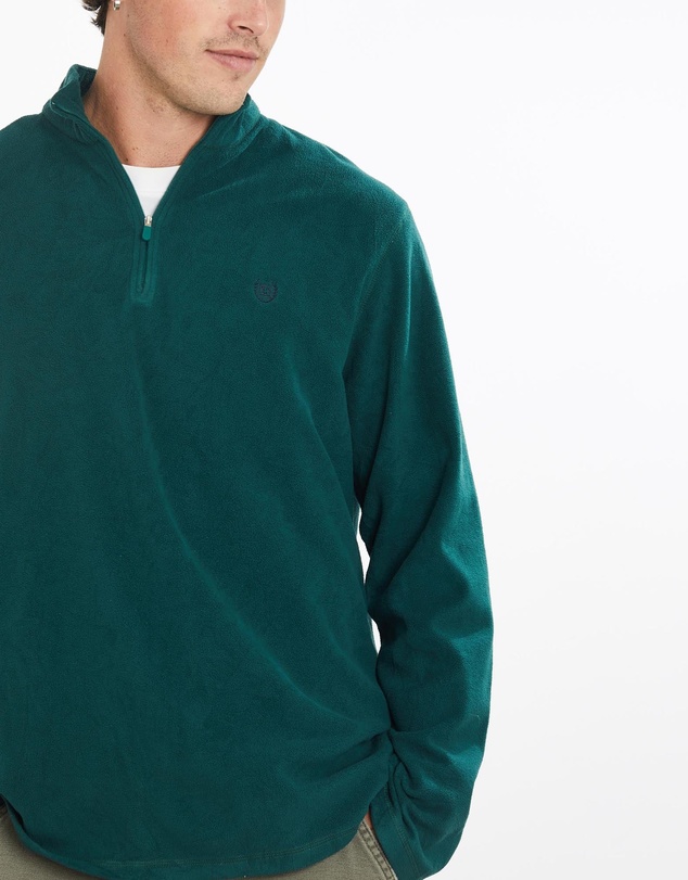 Vintage by The Real Deal - Pre Loved - Vintage Chaps Ralph Lauren Quarter Zip Fleece Sweatshirt