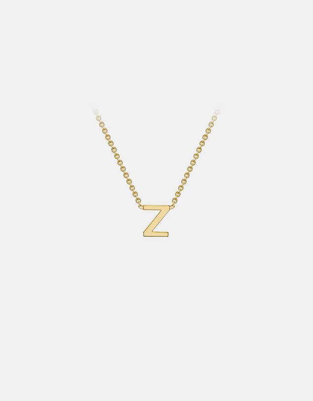 Zoe Olivia - 9K Gold Initial Z Necklace