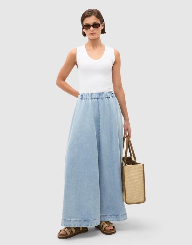 Seed Heritage - Soft Denim Circle Skirt